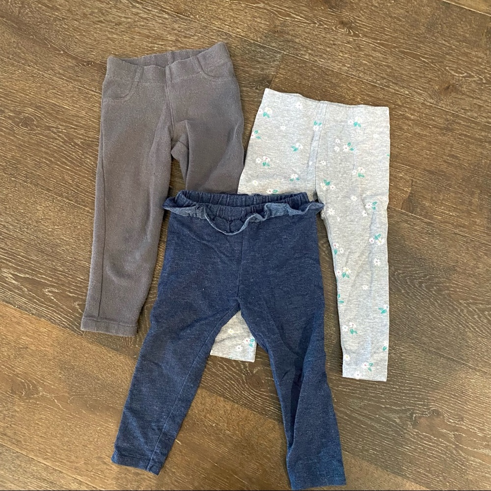 3/$20 lot of 3 leggings 3T